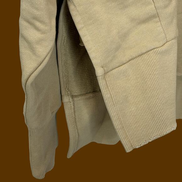 Sandrine Rose Desir Sweatshirt/Hoodie Very Oversized Tan/Brown Women Medium NWT - Picture 6 of 9